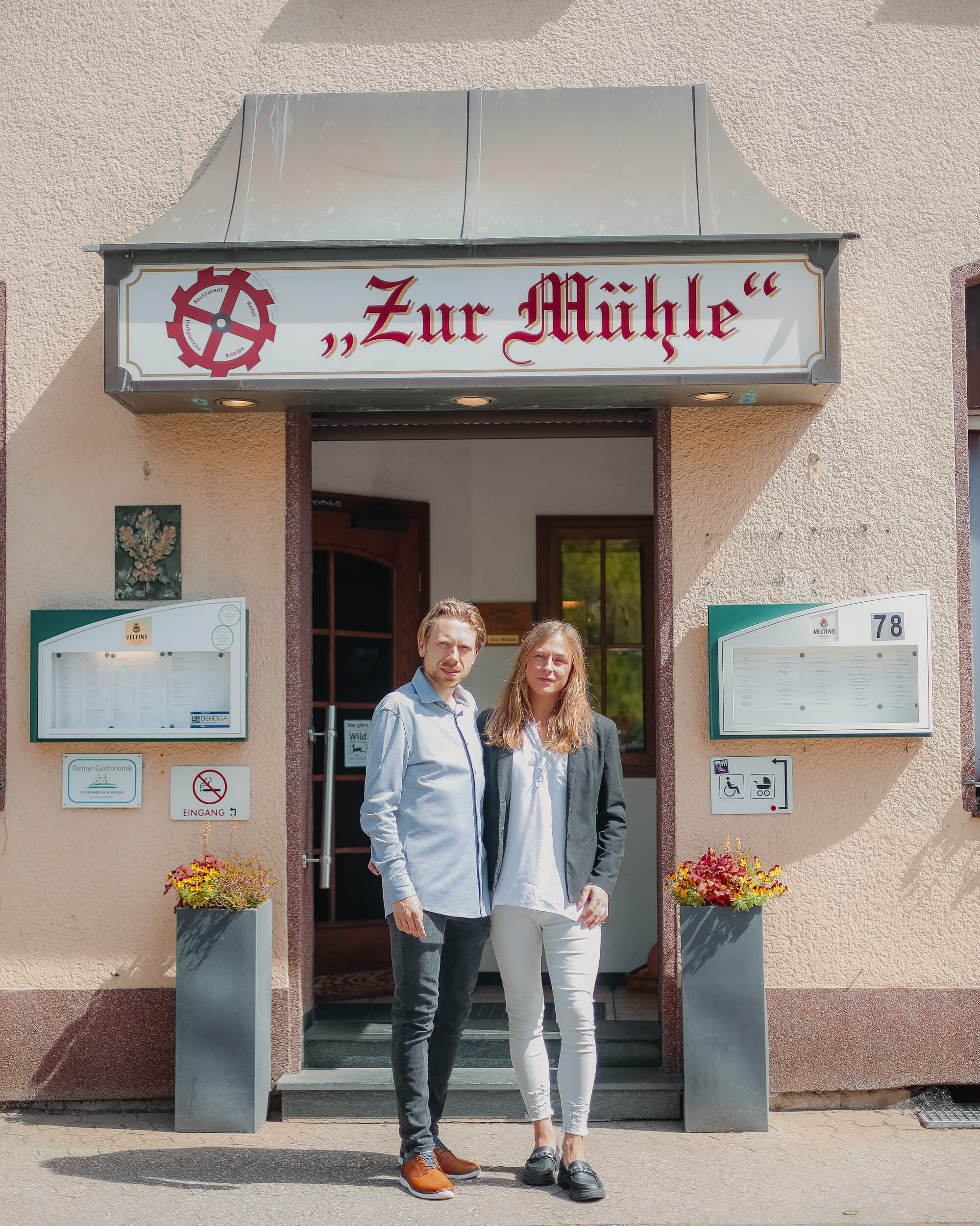 Christina, Gastgeberin im Hotel zur Mühle