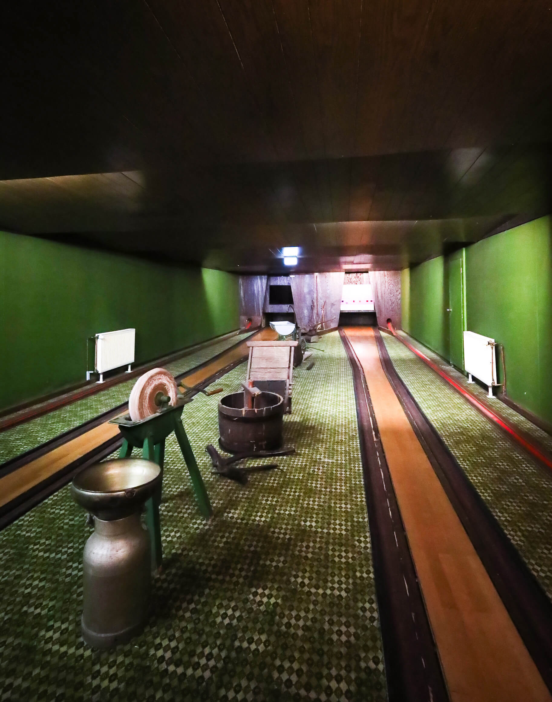 Kegelbahn im Hotel zur Mühle