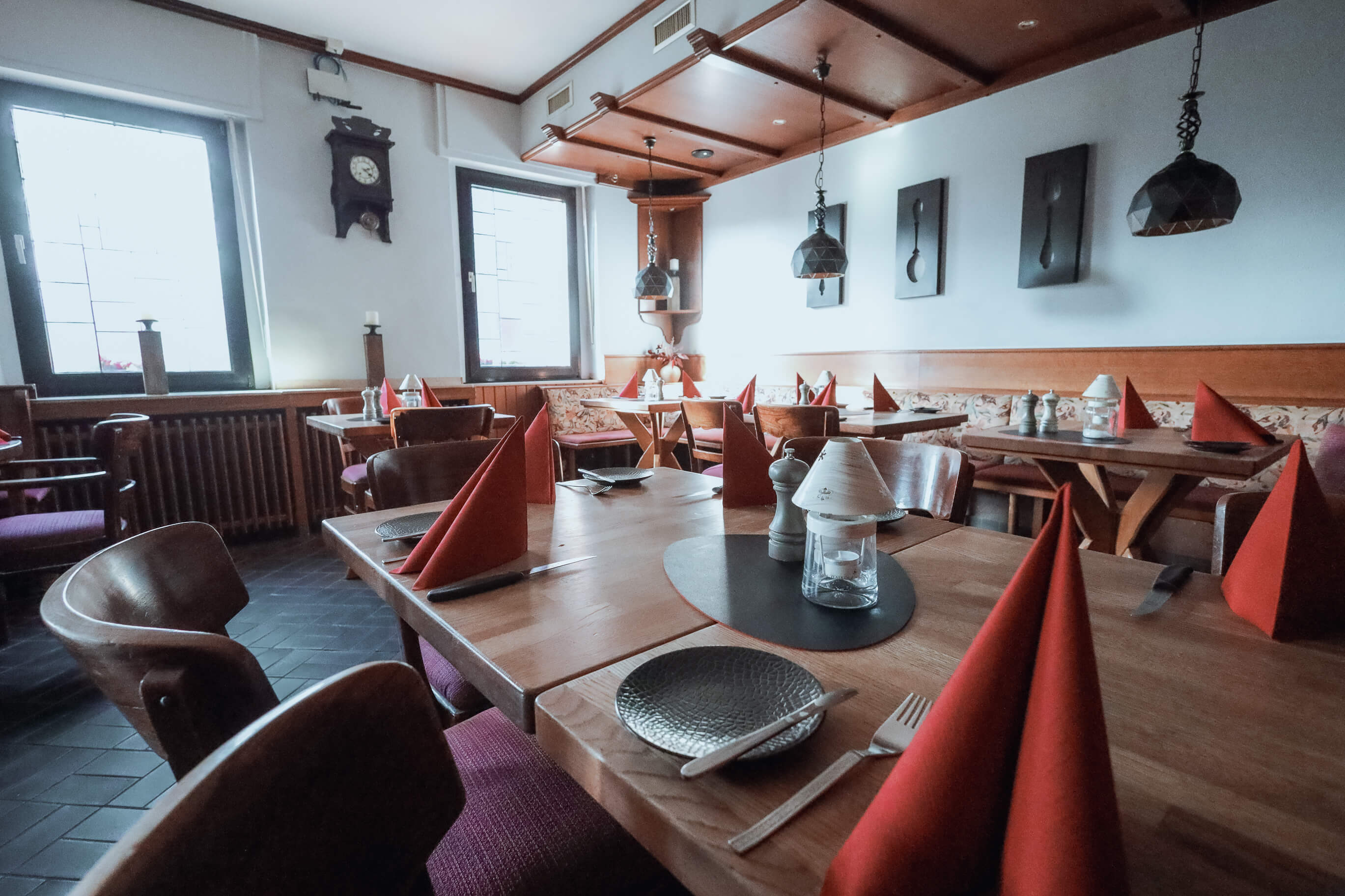 Gedeckter Tisch im Restaurant
